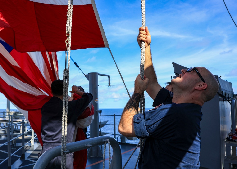 USS Iwo Jima Conducts PHOTOEX for Navy 250