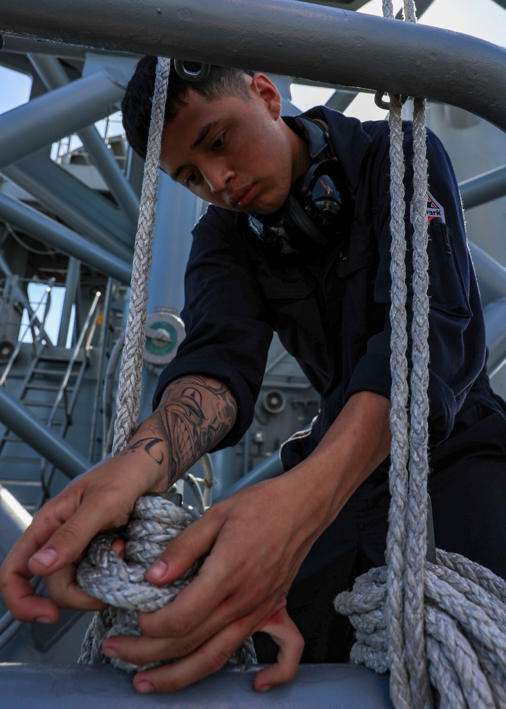 USS Iwo Jima Conducts PHOTOEX for Navy 250