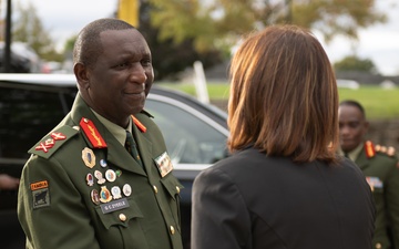 2025 IHOF Inductees Kosovo Minister of Defense HE Ejup Maqedonci , Zambian Army Commander LTG Geoffrey Zyeele visit USAWC