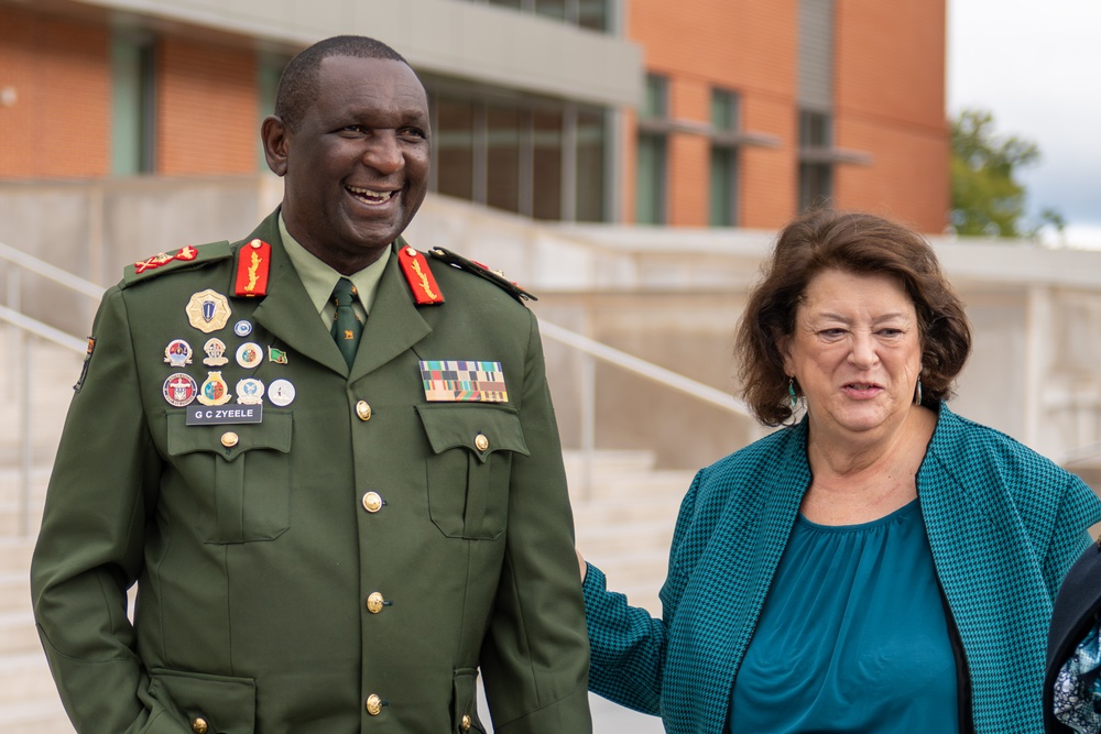 2025 IHOF Inductees Kosovo Minister of Defense HE Ejup Maqedonci , Zambian Army Commander LTG Geoffrey Zyeele visit USAWC