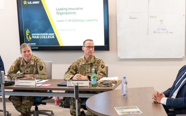 2025 IHOF Inductees Kosovo Minister of Defense HE Ejup Maqedonci , Zambian Army Commander LTG Geoffrey Zyeele visit USAWC