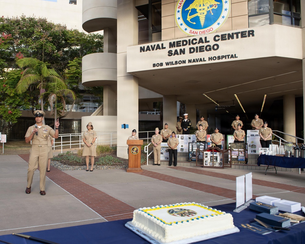 NMRTC San Diego celebrates 250 years of Navy warfighting heritage and tradition
