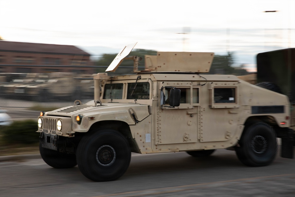 525th EMIB Thunder Rumble field training exercise on Fort Bragg, North Carolina