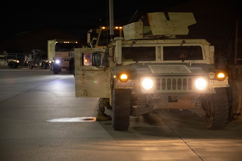 525th EMIB Thunder Rumble field training exercise on Fort Bragg, North Carolina