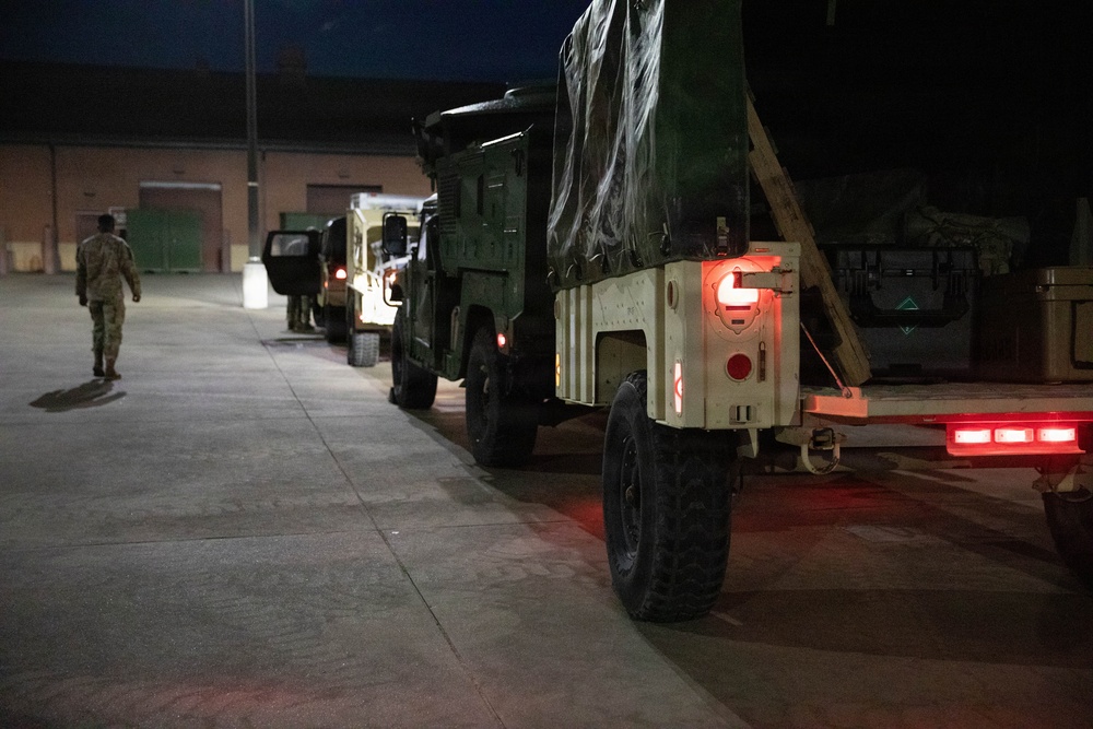 525th EMIB Thunder Rumble field training exercise on Fort Bragg, North Carolina