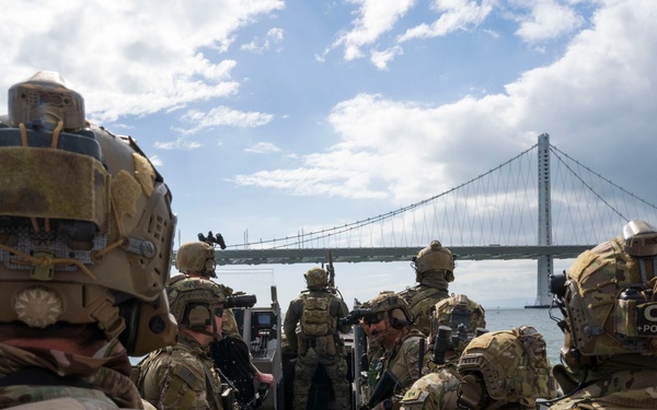 U.S. Coast Guard Maritime Security Response Team (MSRT) West provides security during San Francisco Fleet Week