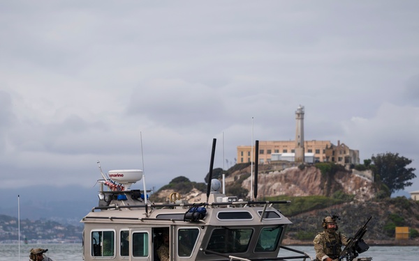 U.S. Coast Guard Maritime Security Response Team (MSRT) West provides security during San Francisco Fleet Week