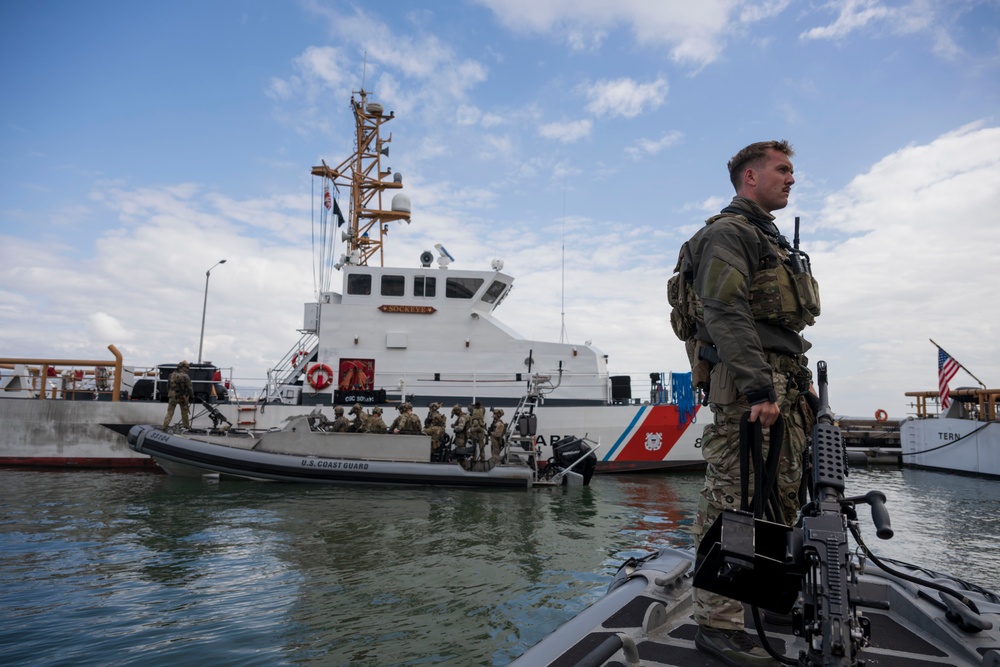 U.S. Coast Guard Maritime Security Response Team (MSRT) West provides security during San Francisco Fleet Week