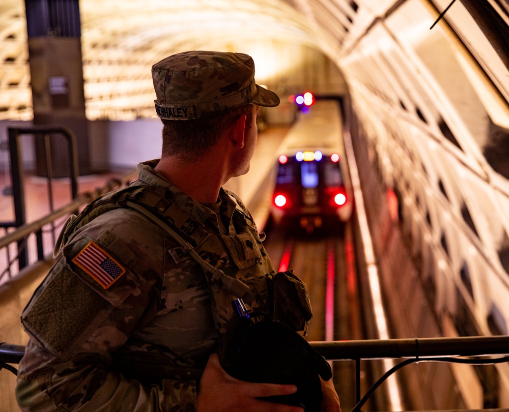 S.C. National Guard Monitoring D.C. Rails