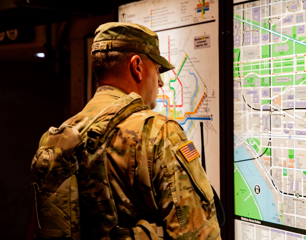 S.C. National Guard Monitoring D.C. Rails