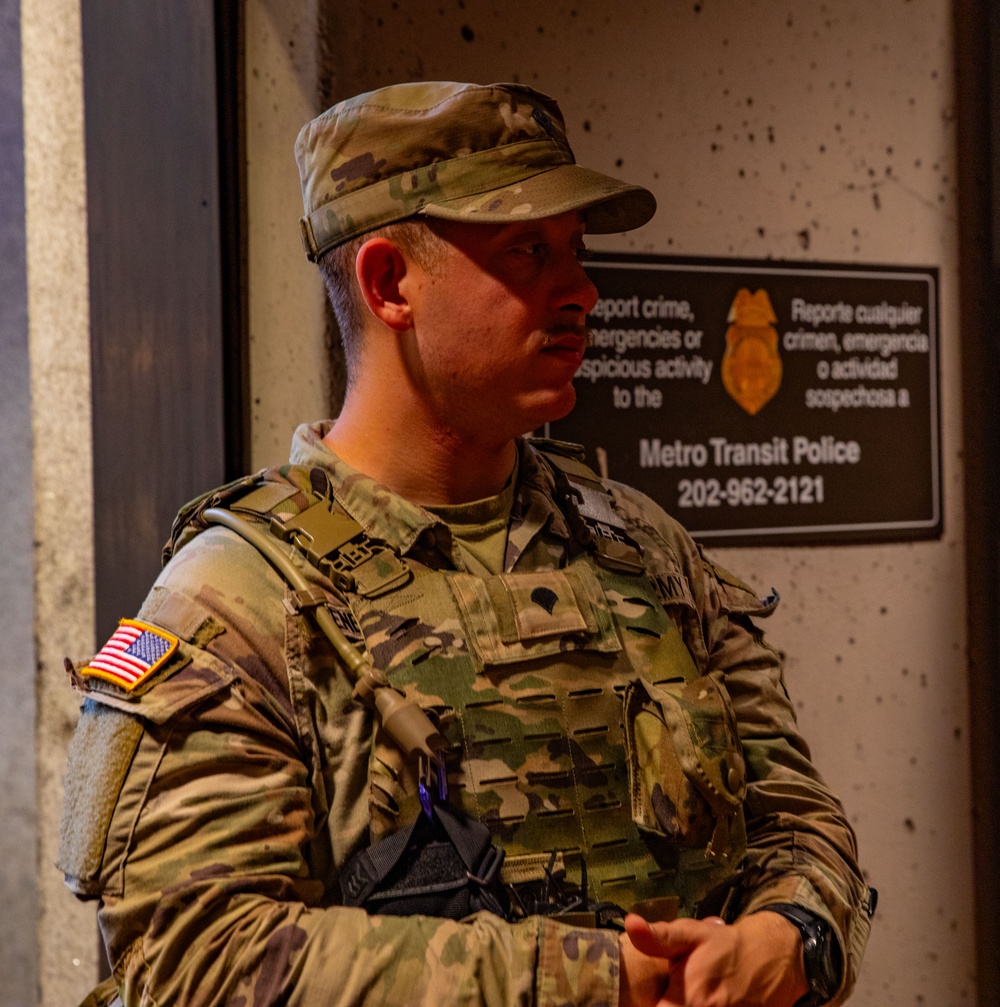 S.C. National Guard Monitoring D.C. Rails