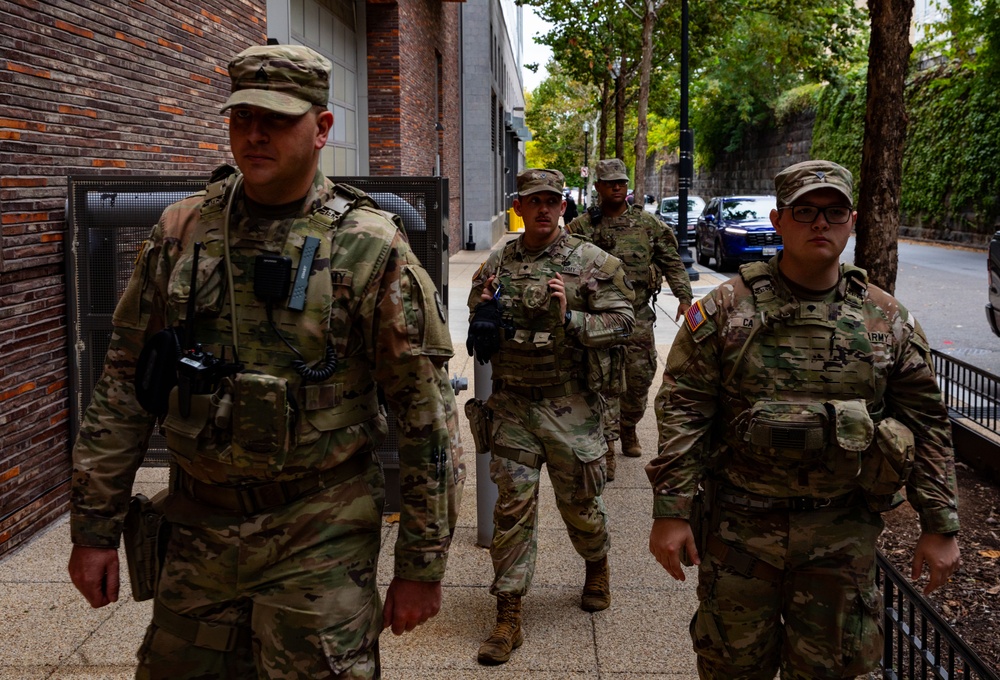 S.C. National Guard Monitoring D.C. Rails