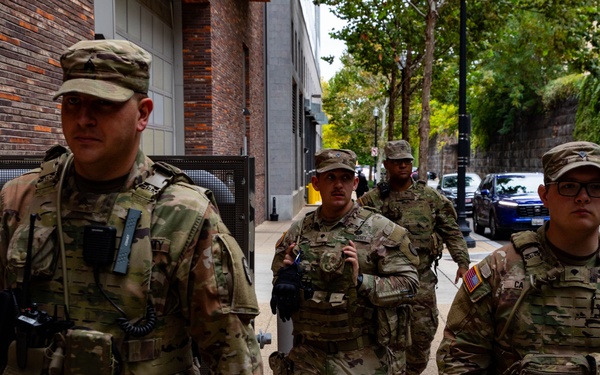 S.C. National Guard Monitoring D.C. Rails