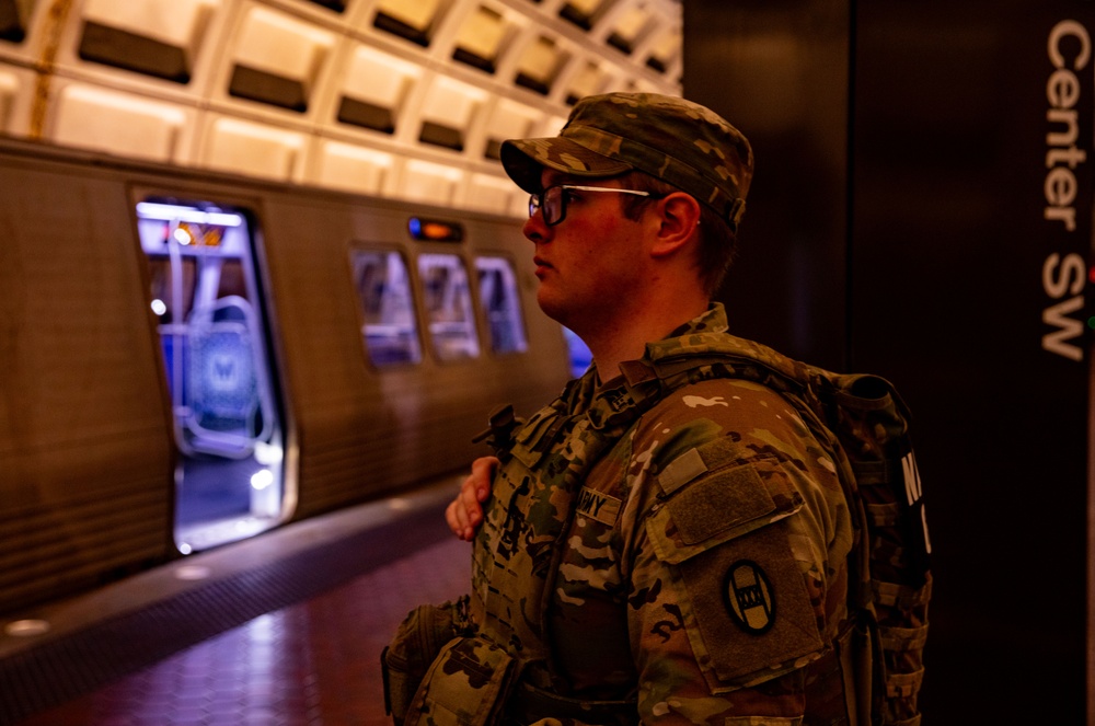 S.C. National Guard Monitoring D.C. Rails