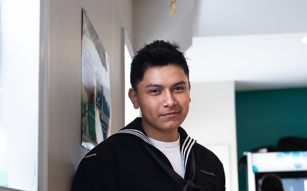 Navy and Marine Corps Volunteer at Small Things Market in Philadelphia