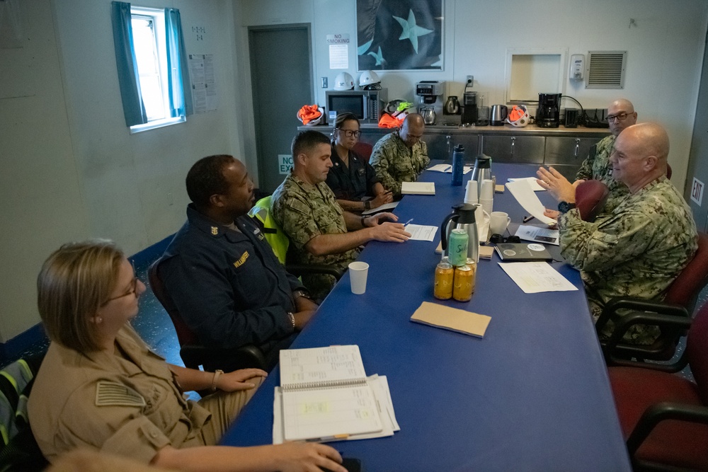 SWOBOSS visits USS Green Bay