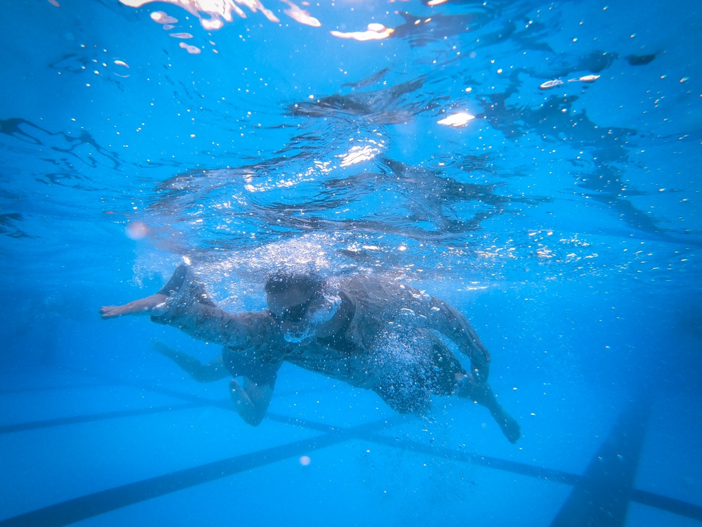 3d MLG Marines Attend Water Survival Advanced Training Program