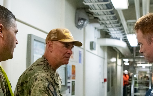 SWOBOSS visits USS Green Bay