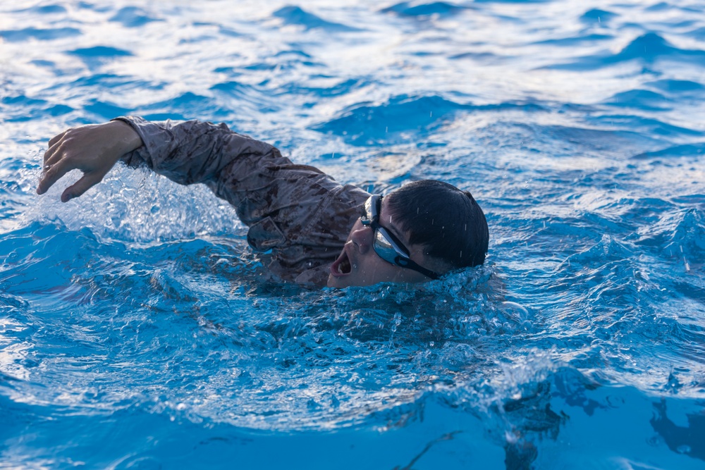 3d MLG Marines Attend Water Survival Advanced Training Program