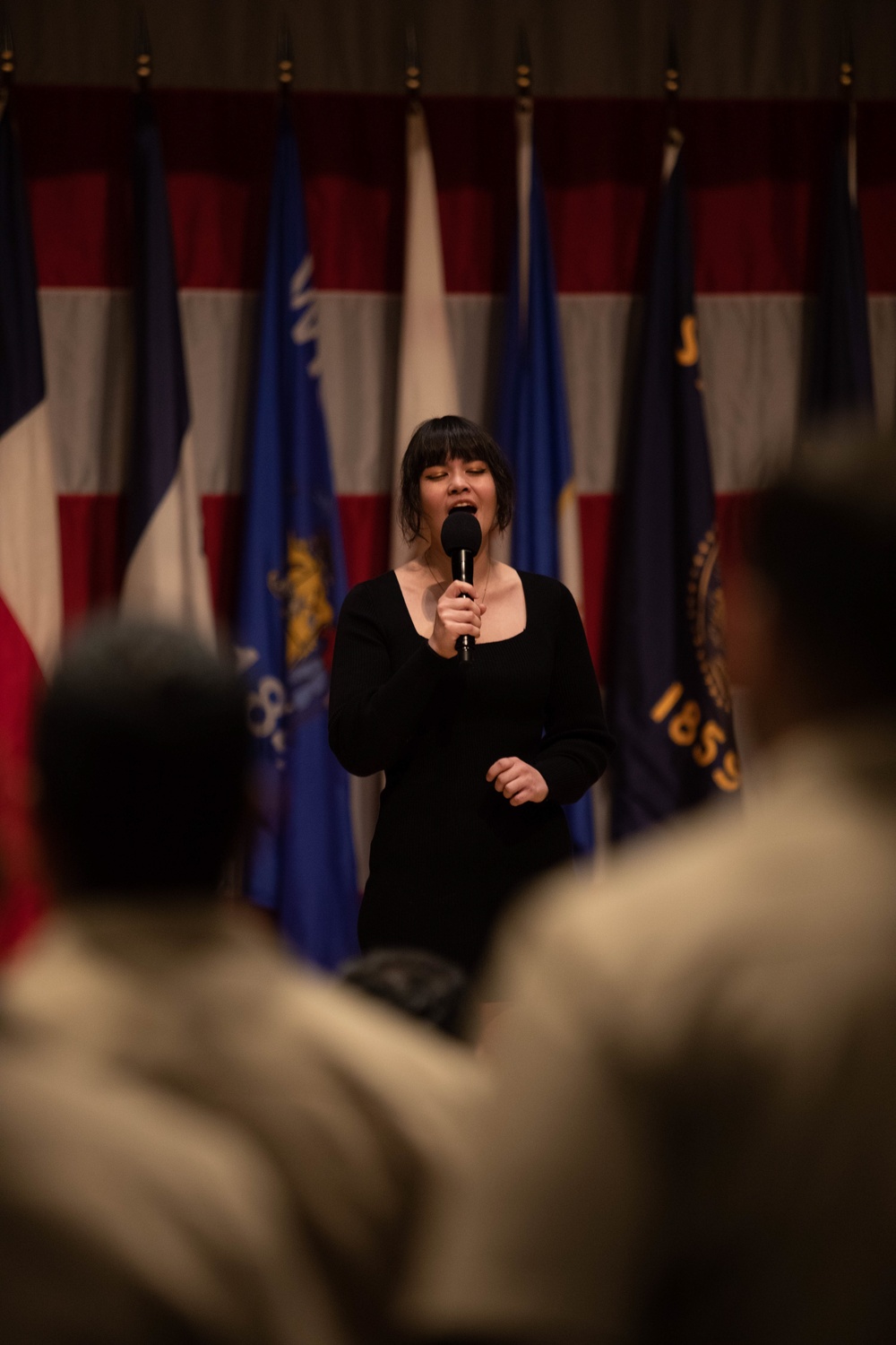 Capt. Jacqueline Lopez’s promotion ceremony at MCAS Iwakuni