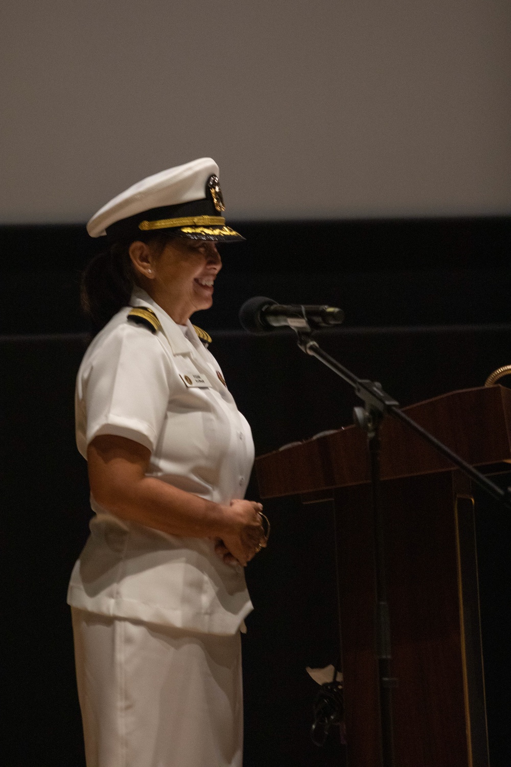 Capt. Jacqueline Lopez’s promotion ceremony at MCAS Iwakuni