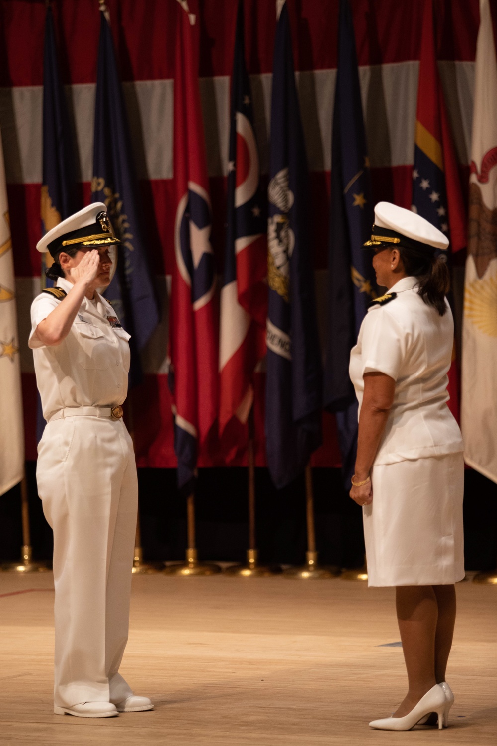 Capt. Jacqueline Lopez’s promotion ceremony at MCAS Iwakuni