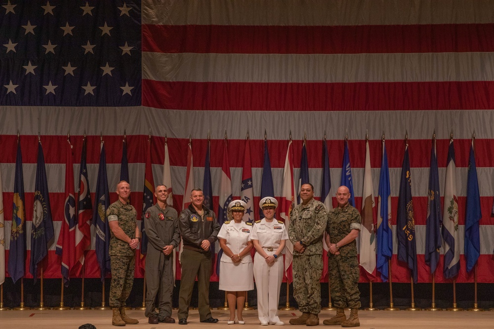 Capt. Jacqueline Lopez’s promotion ceremony at MCAS Iwakuni