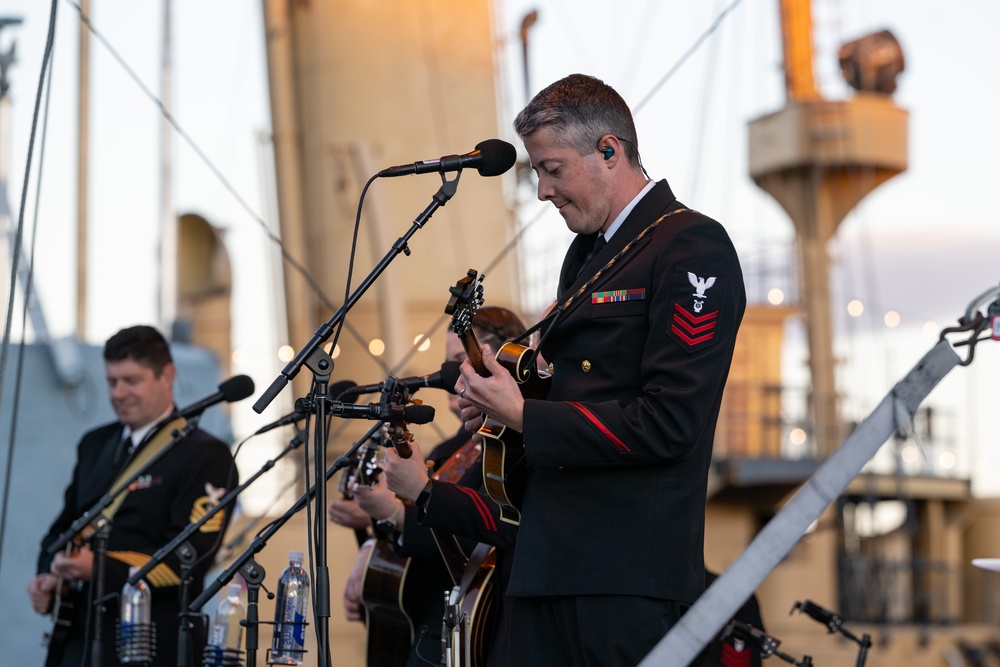 Navy Band Country Current performs in celebration of the Navy's 250th Birthday