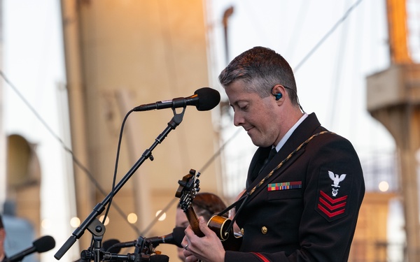 Navy Band Country Current performs in celebration of the Navy's 250th Birthday