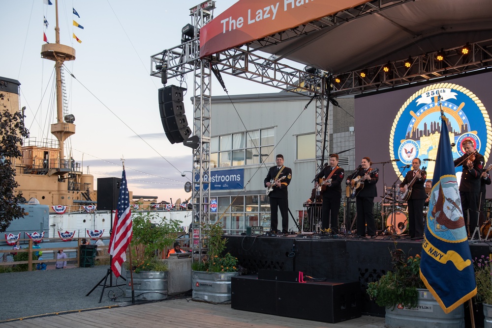 Navy Band Country Current performs in celebration of the Navy's 250th Birthday