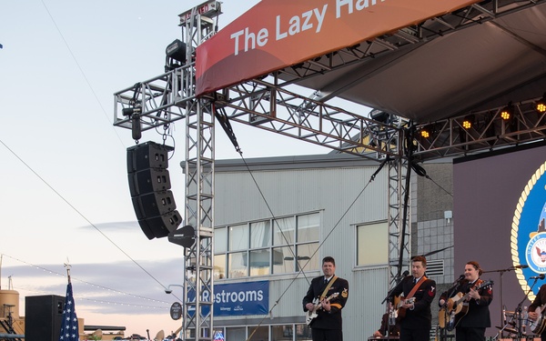 Navy Band Country Current performs in celebration of the Navy's 250th Birthday