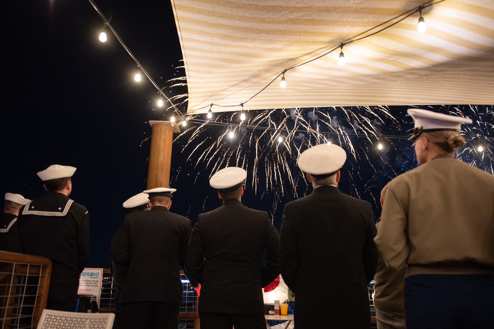 Navy Band Country Current performs in celebration of the Navy's 250th Birthday