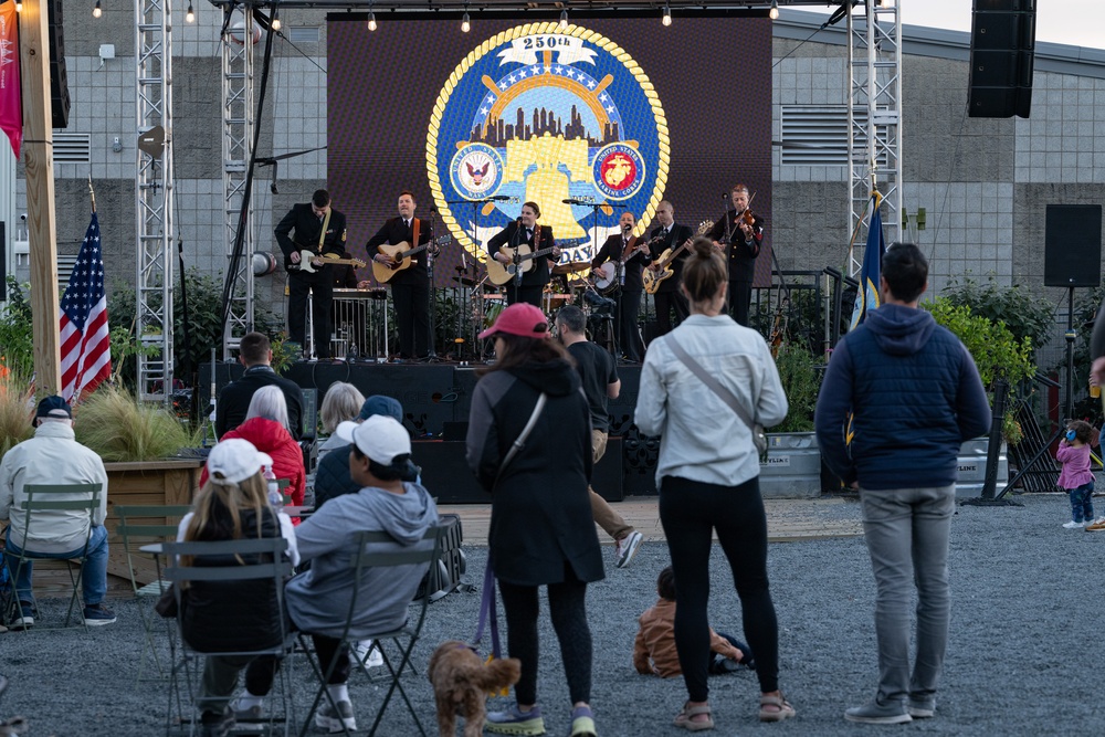 Navy Band Country Current performs in celebration of the Navy's 250th Birthday
