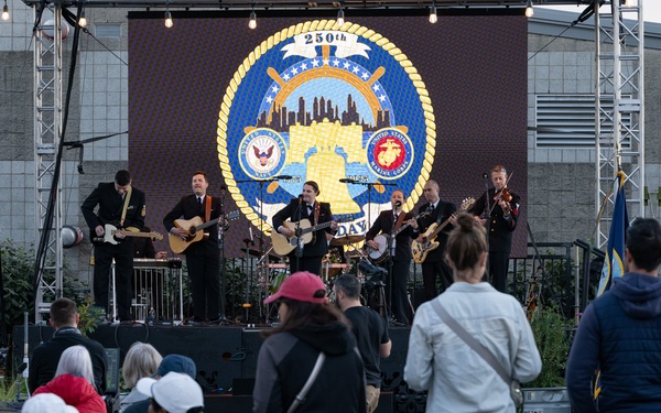 Navy Band Country Current performs in celebration of the Navy's 250th Birthday