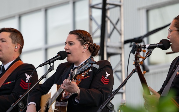 Navy Band Country Current performs in celebration of the Navy's 250th Birthday
