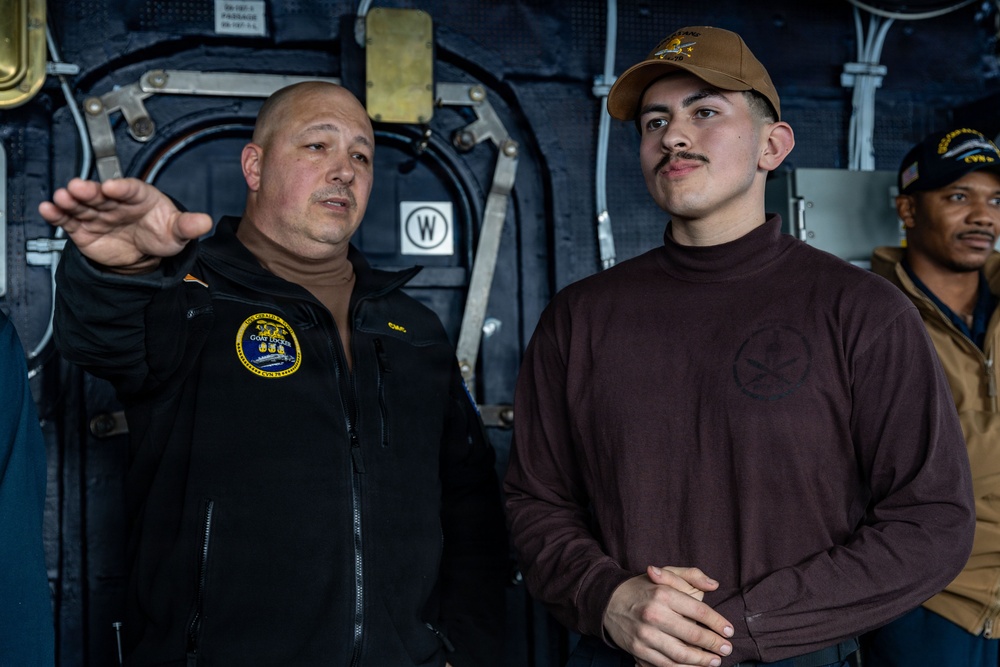 USS Gerald R. Ford (CVN 78) Bridge Awards Ceremony