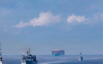 USS Gerald R. Ford (CVN 78) Transits Strait of Gibraltar