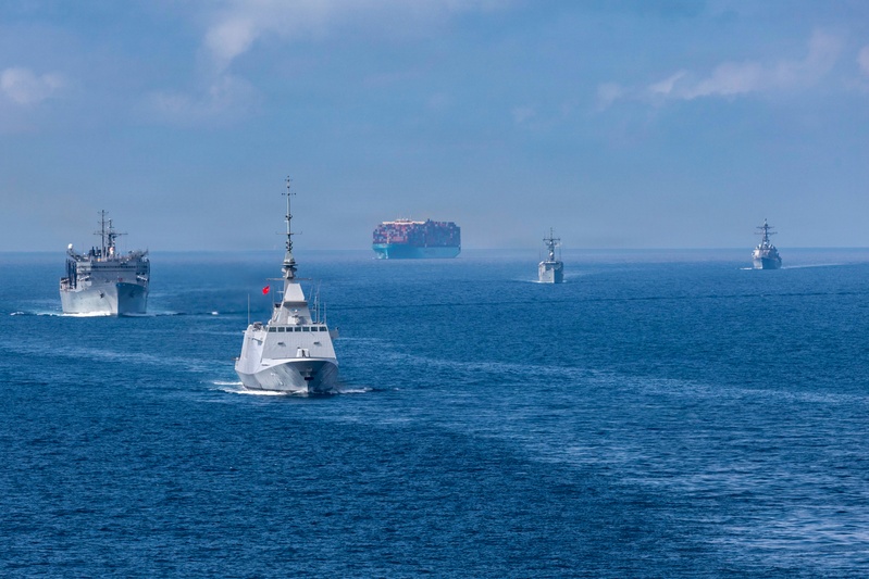 USS Gerald R. Ford (CVN 78) Transits Strait of Gibraltar