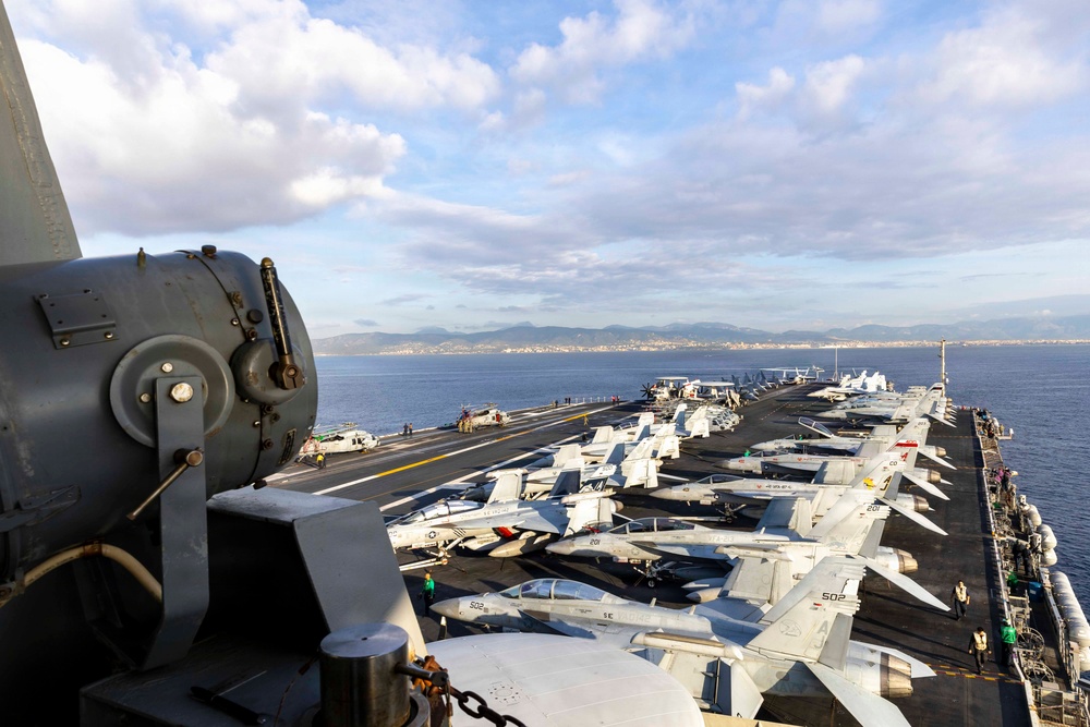 USS Gerald R. Ford (CVN 78) Arrives in Palma de Mallorca, Spain