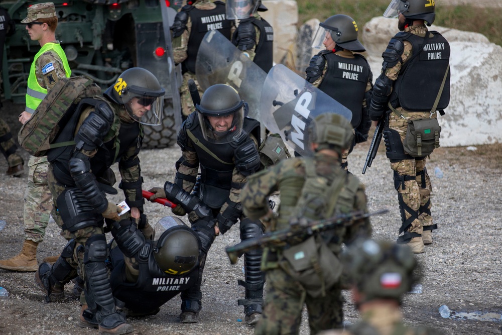 KFOR Multinational CRC training in action in Kosovo