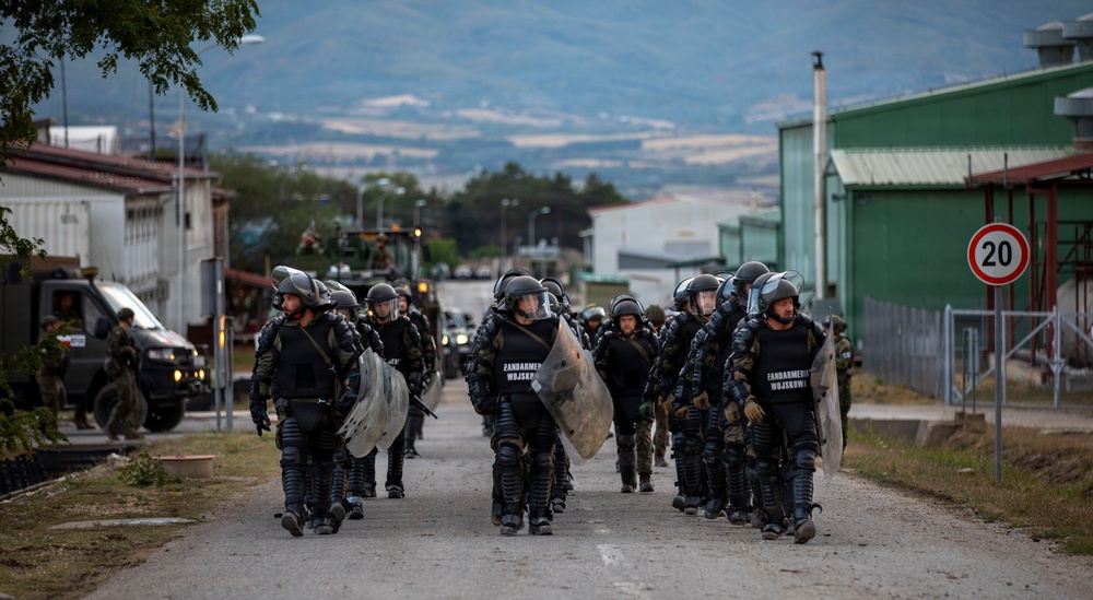 KFOR Multinational CRC training in action in Kosovo