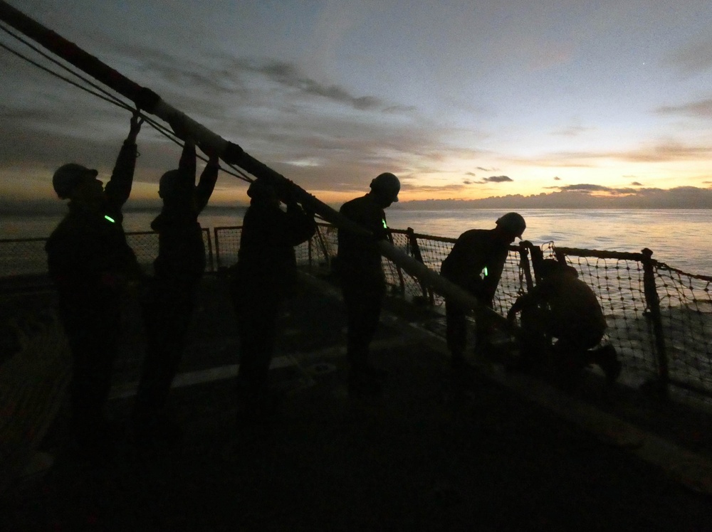 USS Roosevelt (DDG 80) Prepares Arrival to Toulon, France