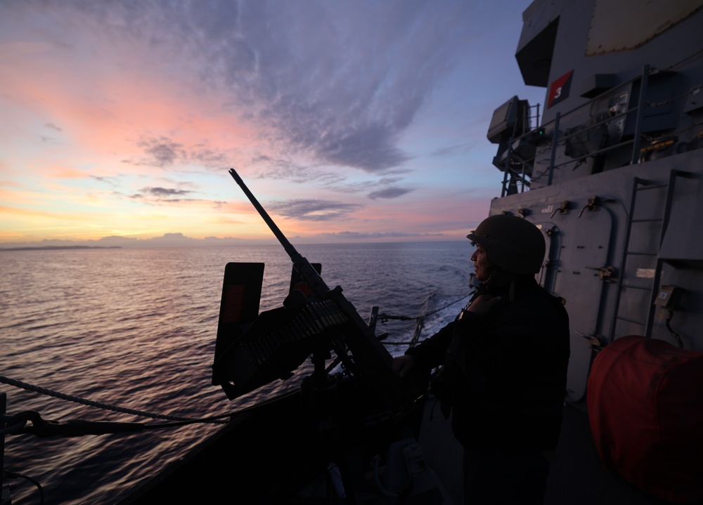 USS Roosevelt (DDG 80) Prepares Its Arrival to Toulon, France USS Roosevelt (DDG 80) Prepares Its Arrival to Toulon, France
