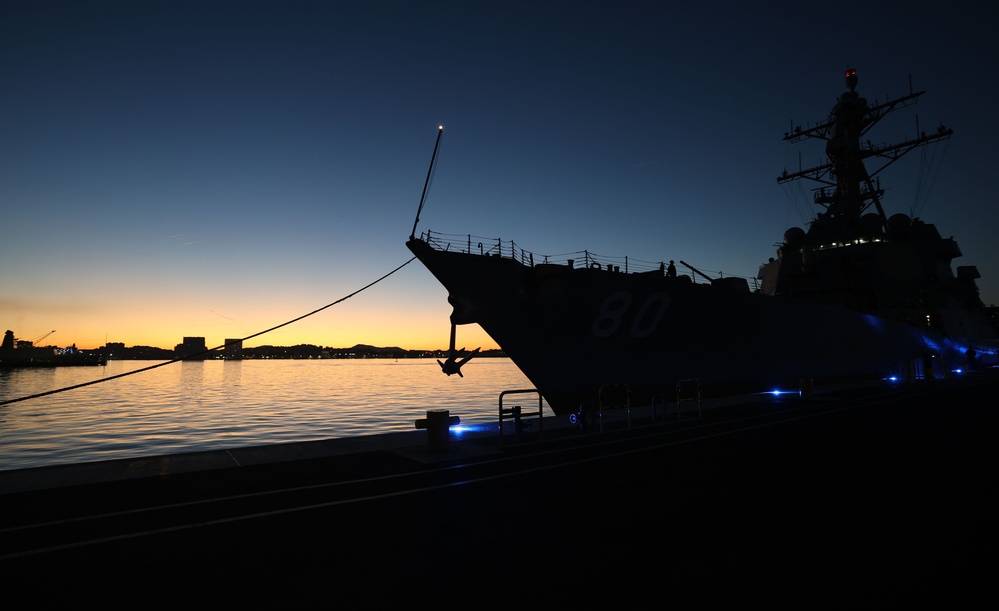USS Roosevelt (DDG 80) Departs Toulon, France During a Scheduled Deployment USS Roosevelt (DDG 80) Departs Toulon, France During a Scheduled Deployment