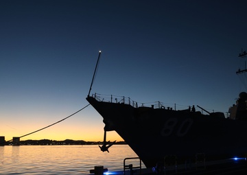 USS Roosevelt (DDG 80) Departs Toulon, France During a Scheduled Deployment