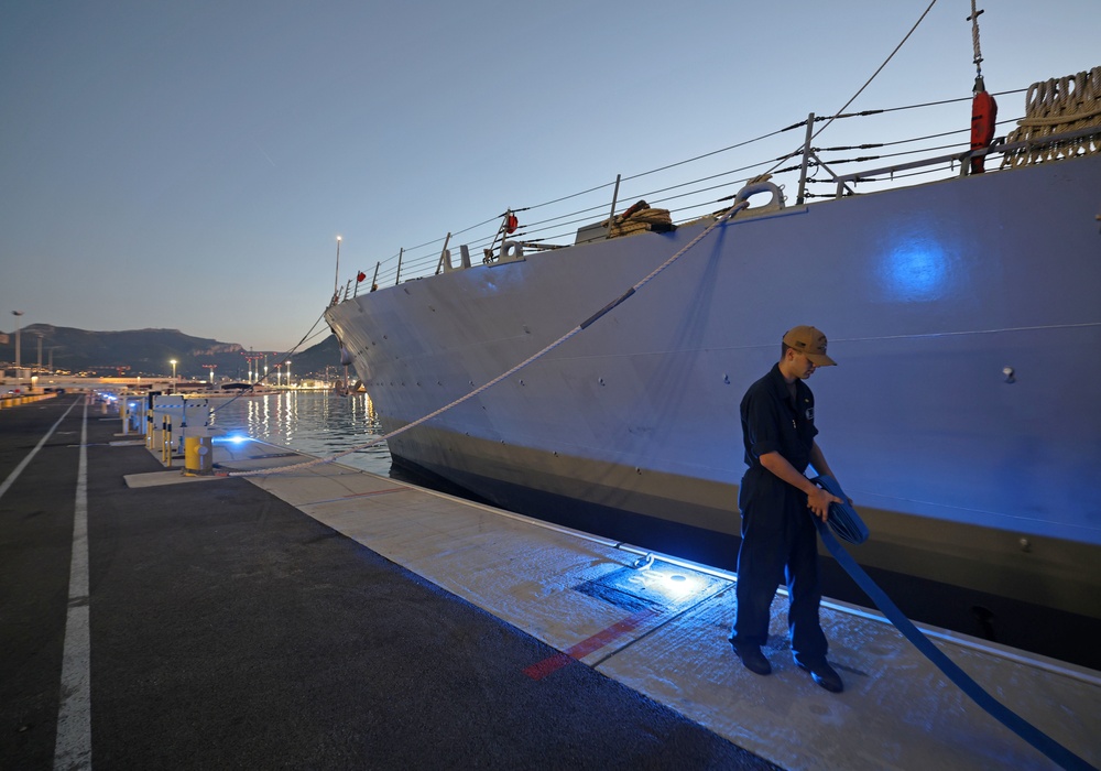 USS Roosevelt (DDG 80) Departs Toulon, France During a Scheduled Deployment USS Roosevelt (DDG 80) Departs Toulon, France During a Scheduled Deployment