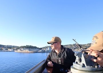USS Roosevelt (DDG 80) Departs Toulon, France during a Scheduled Deployment