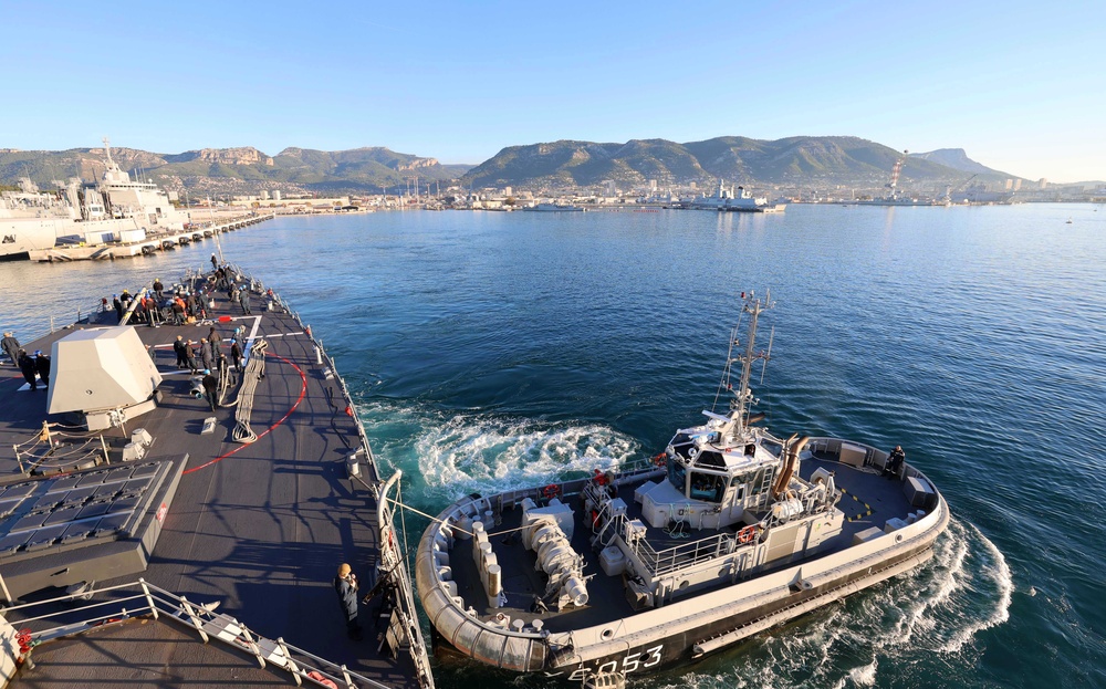 USS Roosevelt (DDG 80) Departs Toulon, France During a Scheduled Deployment USS Roosevelt (DDG 80) Departs Toulon, France During a Scheduled Deployment