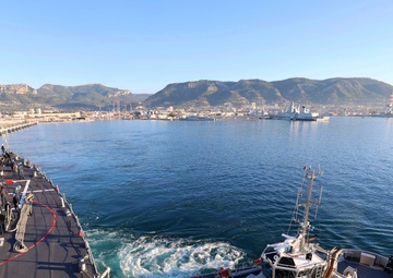 USS Roosevelt (DDG 80) Departs Toulon, France During a Scheduled Deployment