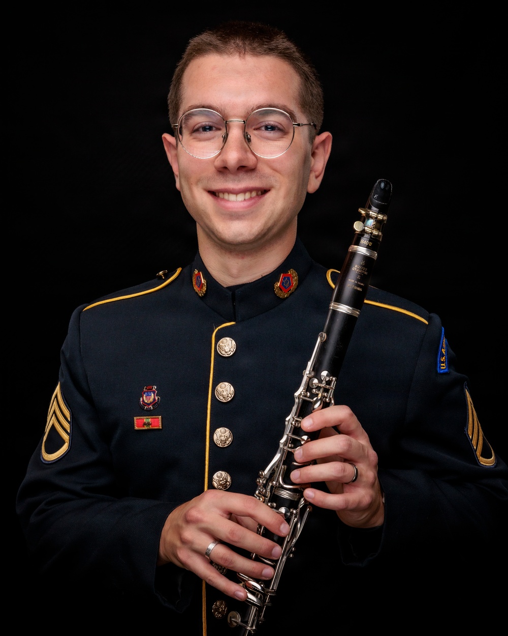 Staff Sgt. Daniel Aisenberg - Clarinet - U.S. Army Field Band Headshot